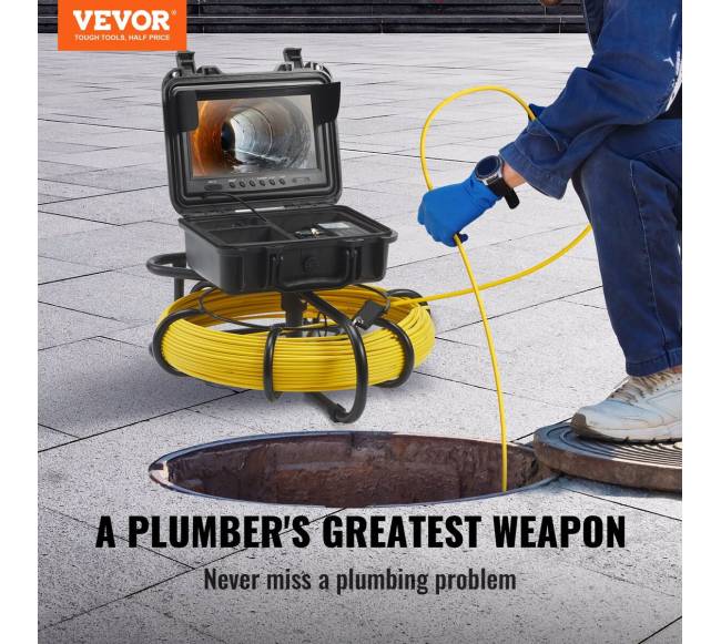 Vamzdžių tikrinimo kamera su 9 colių ekranu1