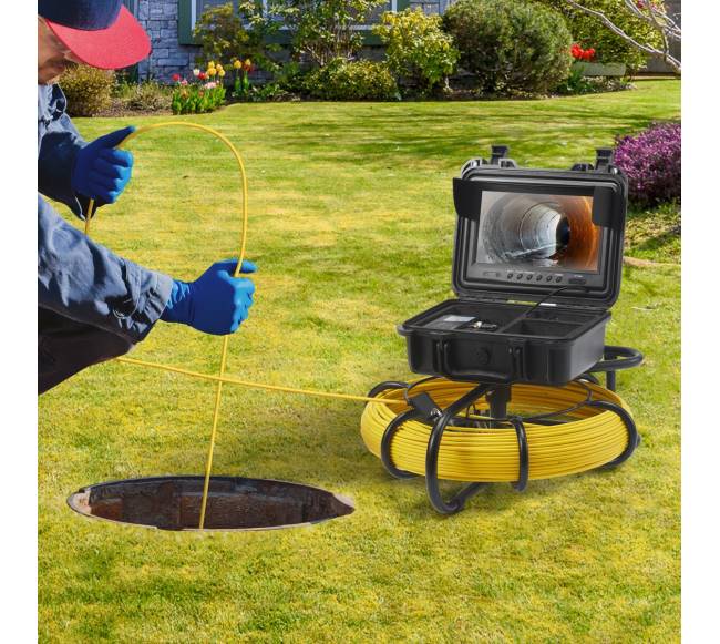 Vamzdžių tikrinimo kamera su 9 colių ekranu7