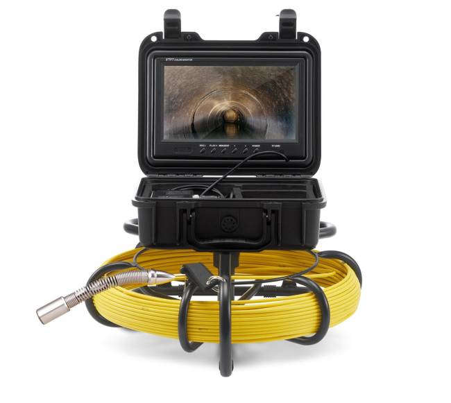 Vamzdžių tikrinimo kamera su 9 colių ekranu8