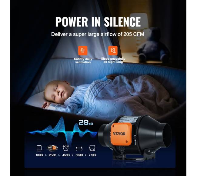 10 cm ortakių ventiliatorius su greičio kontrole3