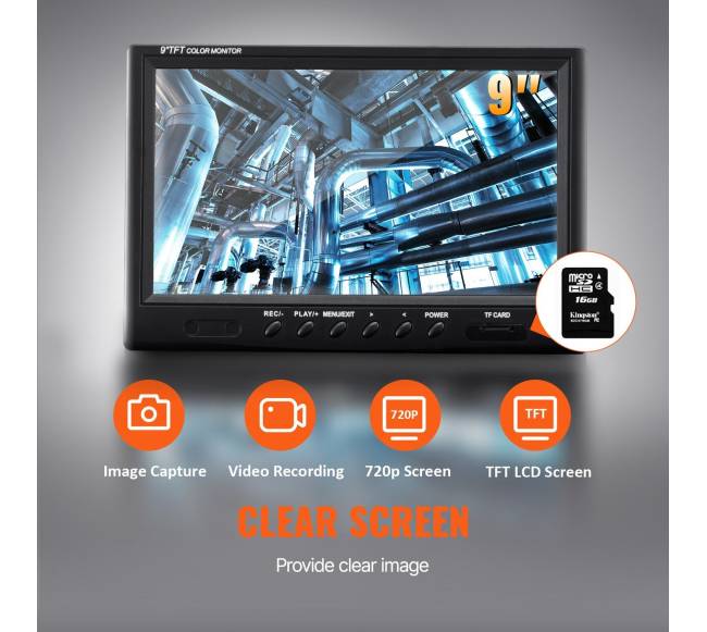 Kanalizacijos vamzdžių apžiūros kamera su 512Hz siųstuvu2