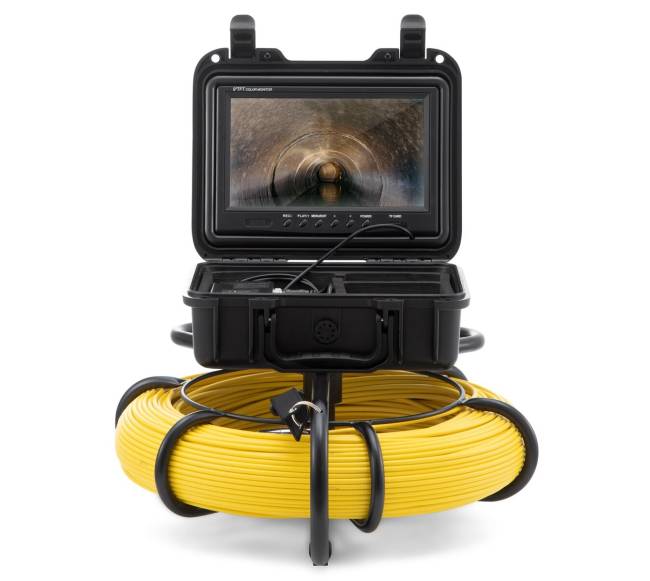 Kanalizacijos vamzdžių tikrinimo kamera su 9 colių ekranu8