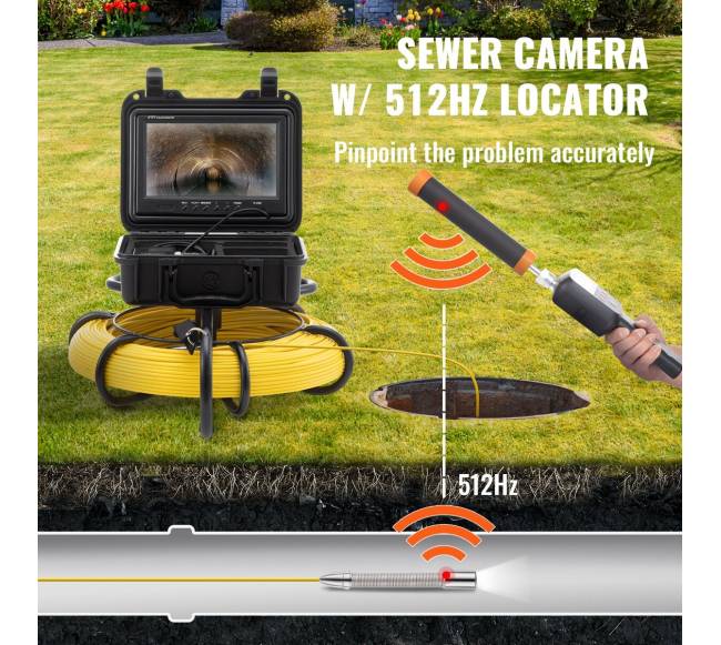 Kanalizacijos vamzdžių inspekcija su kamera ir sonde4