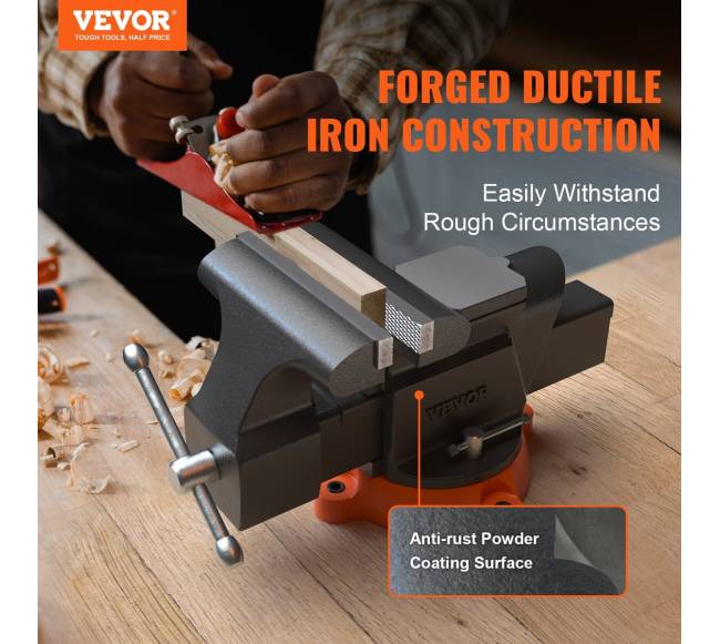 6" spaustuvas su priekalu ir 360 reguliuote1