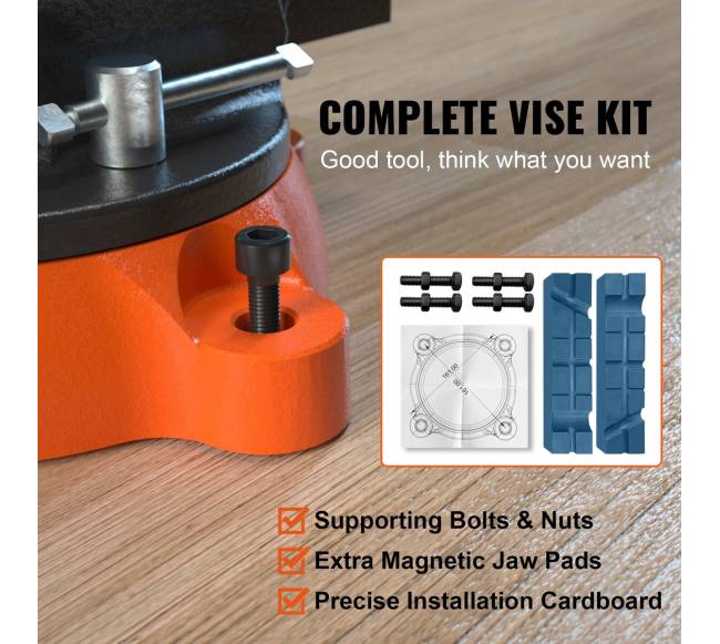 6" spaustuvas su priekalu ir 360 reguliuote3