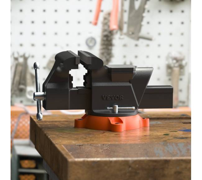 6" spaustuvas su priekalu ir 360 reguliuote7