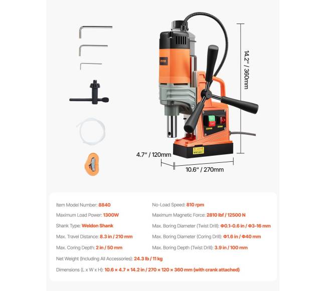 Magnetinė gręžimo mašina 1300W6