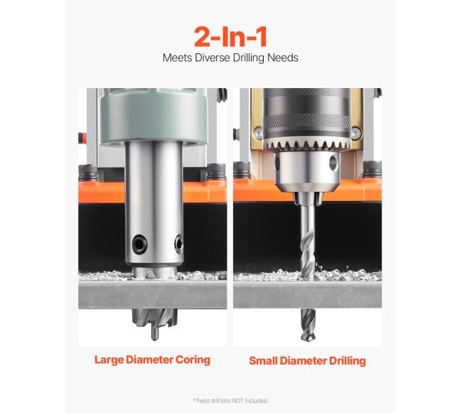 Magnetinė gręžimo staklės 1550W 500 RPM2