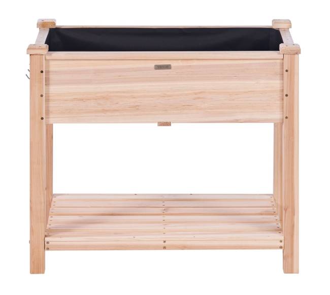 Medinis pakeltas daržo lysvės lovelis8