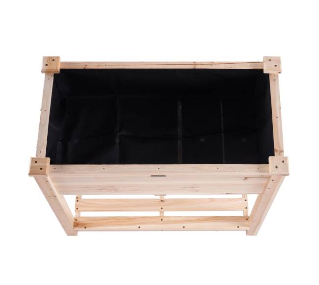 Medinis pakeltas daržo lysvės lovelis9