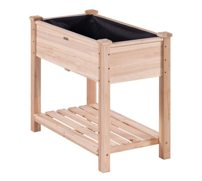 Medinis pakeltas daržo lysvės lovelis10