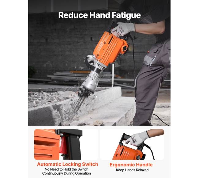 Hidraulinis elektrinis griovimo plaktukas 2200W5