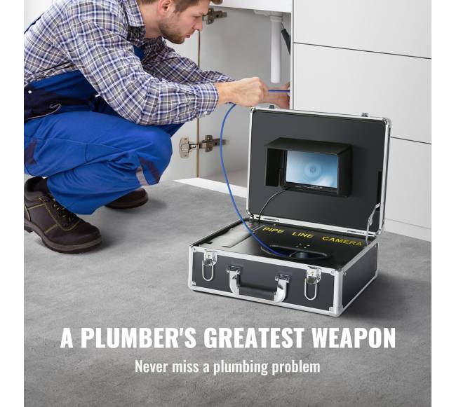 Kanalizacijos kamera su 7 colių ekranu1