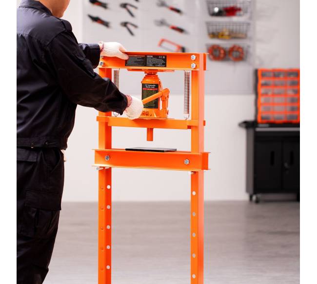 Hidraulinis 12 tonų H-rėmo grindų presas7