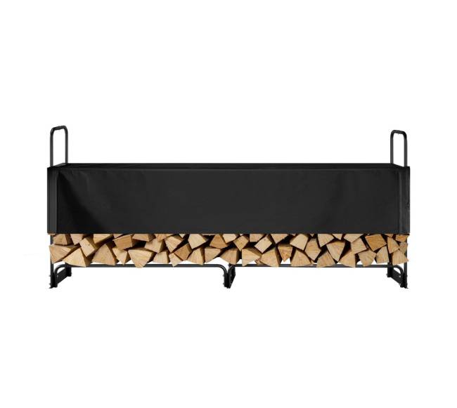 lauko malkų laikiklis su uždangalu0