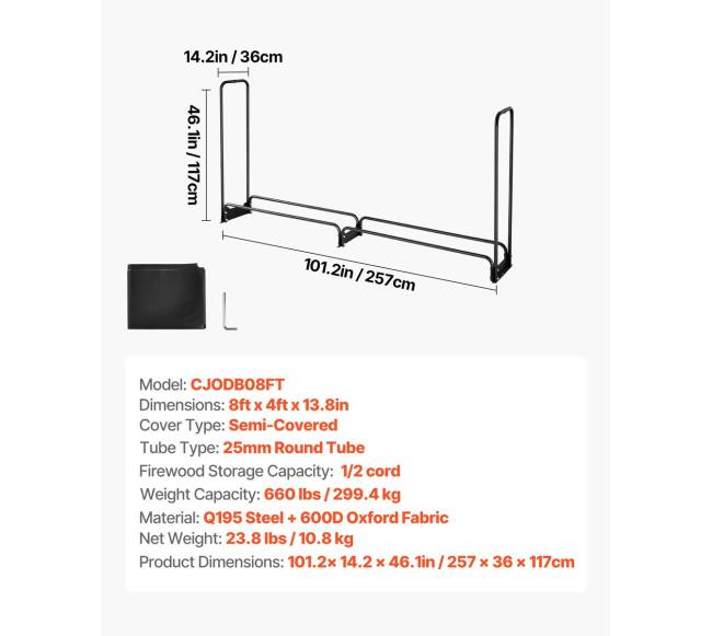 lauko malkų laikiklis su uždangalu6
