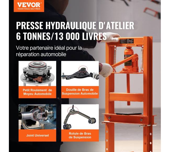 Hidraulinis 6 tonų presas su plokštėmis1