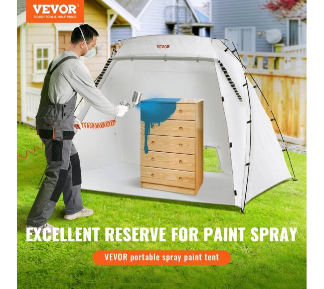 Dažų purškimo palapinė, 228x158x158 cm1