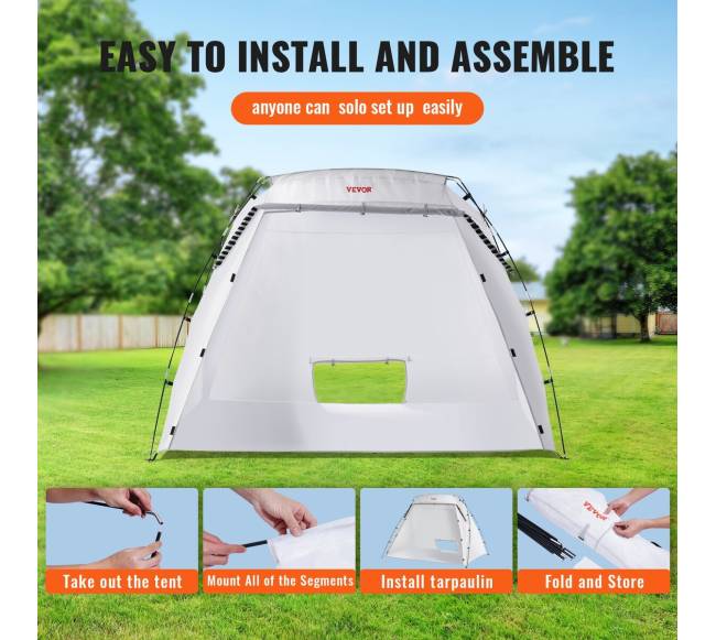 Dažų purškimo palapinė, 228x158x158 cm4