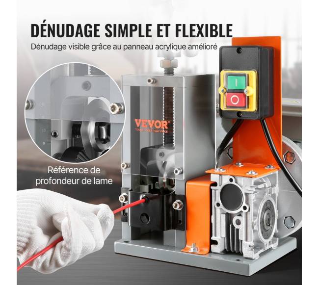 Automatinis vielos nuėmimo aparatas 1,5–30 mm2