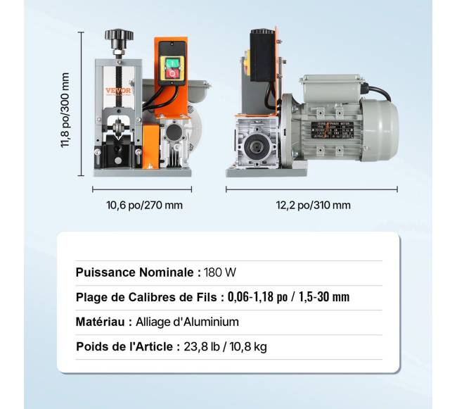 Automatinis vielos nuėmimo aparatas 1,5–30 mm6