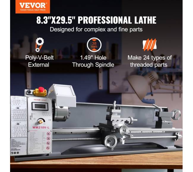 Metalo tekinimo staklės 21 x 75 cm1