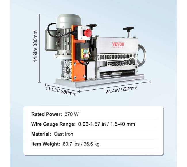 Automatinis varinis laido nuėmėjas su 11 kanalų6