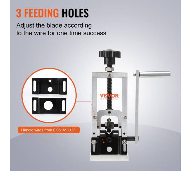 Rankinė vario izoliacijos nuėmimo mašina2