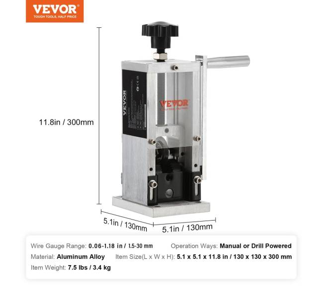 Rankinė vario izoliacijos nuėmimo mašina6