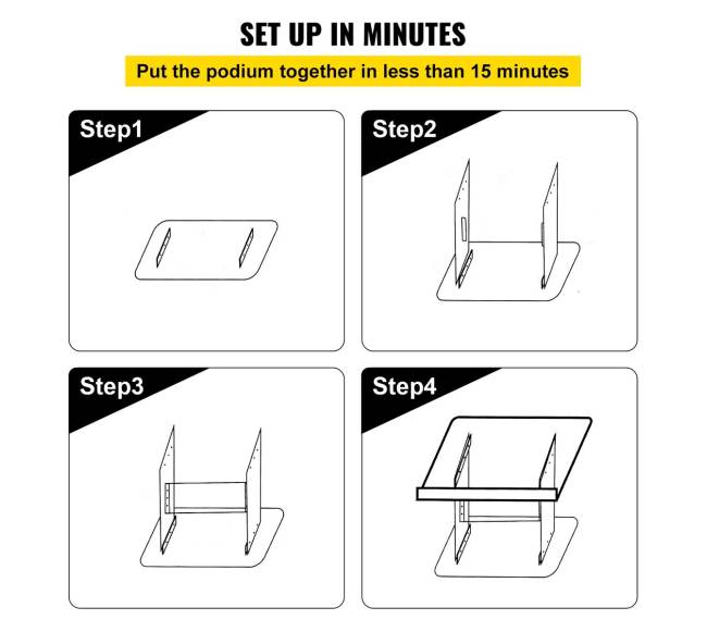 Akrilinis stalinis pultas su pakrypusia viršutine dalimi5