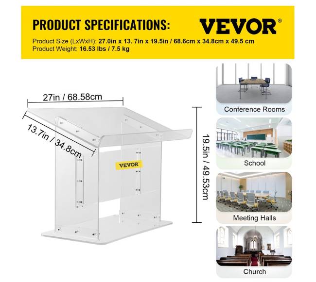 Akrilinis stalinis pultas su pakrypusia viršutine dalimi6