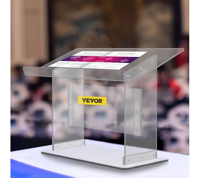 Akrilinis stalinis pultas su pakrypusia viršutine dalimi7