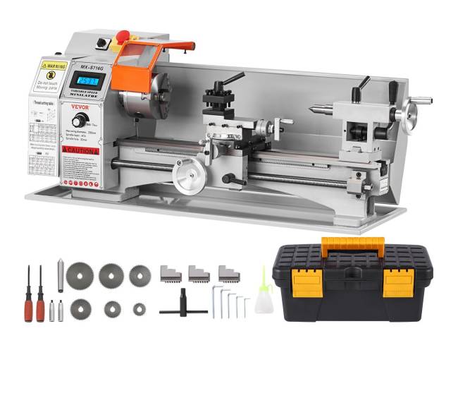 mini metalo tekinimo staklės 7 x 16 col.0