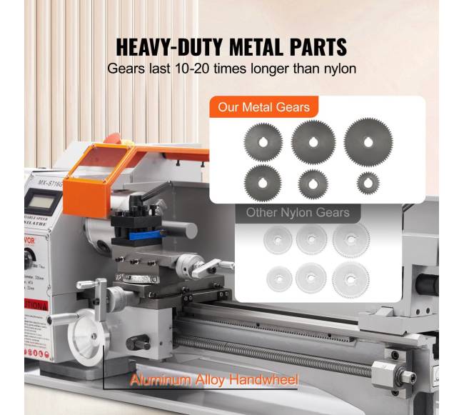 mini metalo tekinimo staklės 7 x 16 col.4