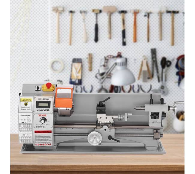 mini metalo tekinimo staklės 7 x 16 col.7