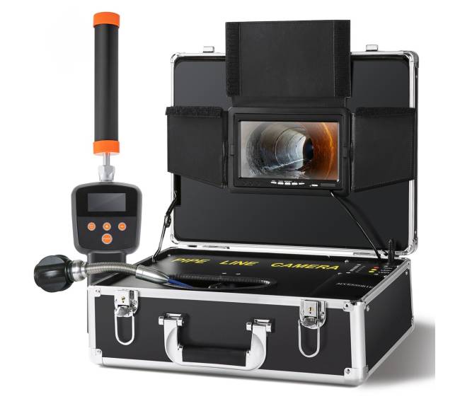 Nuotėkų vamzdžių apžiūros kamera su lokatoriumi0