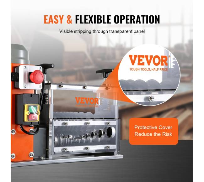 Automatinis laido nuėmimo aparatas, 1.5-40 mm2