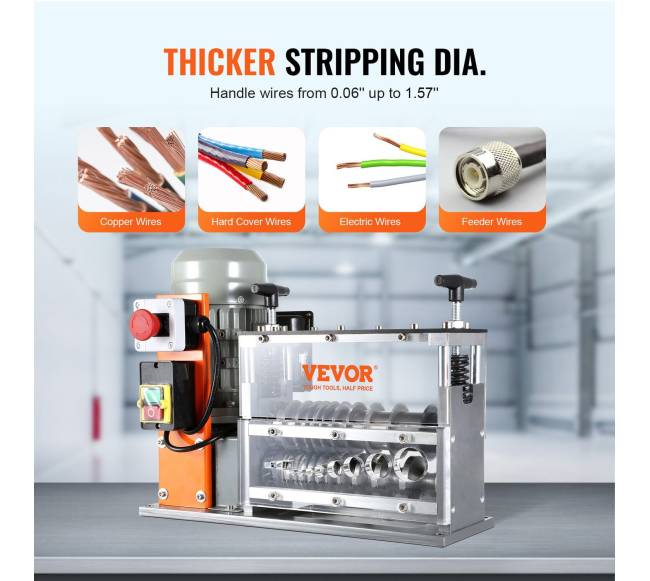 Automatinis laido nuėmimo aparatas, 1.5-40 mm3