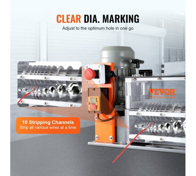 Automatinis laido nuėmimo aparatas, 1.5-40 mm4