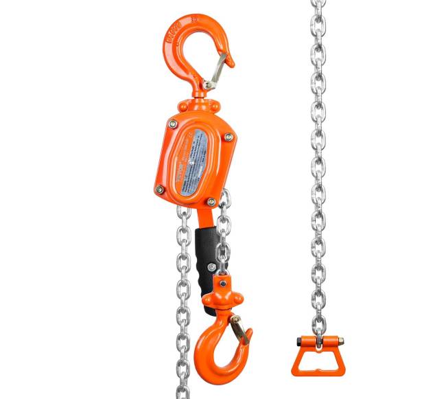 Rankinis svirtinis grandinės keltuvas, 0,5 t, 1,40 m10