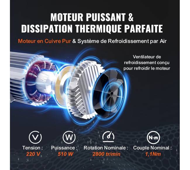 Elektrinis keltuvas, 250 kg, 510W variklis4