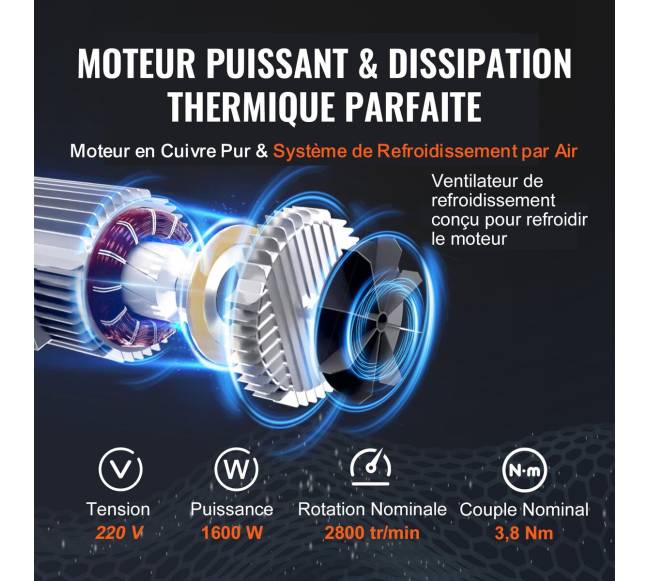 Elektrinis keltuvas, 1000 kg talpa, 1600W variklis4