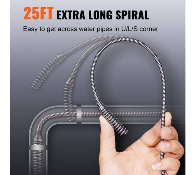 25 pėdų kanalizacijos sraigtas su grąžtu2