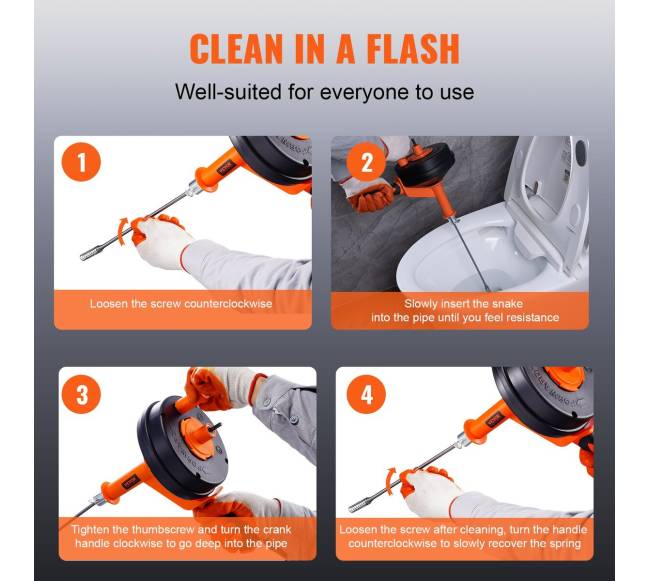 25 pėdų kanalizacijos sraigtas su grąžtu4