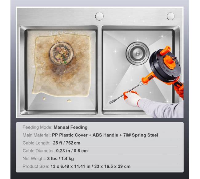 25 pėdų kanalizacijos sraigtas su grąžtu6