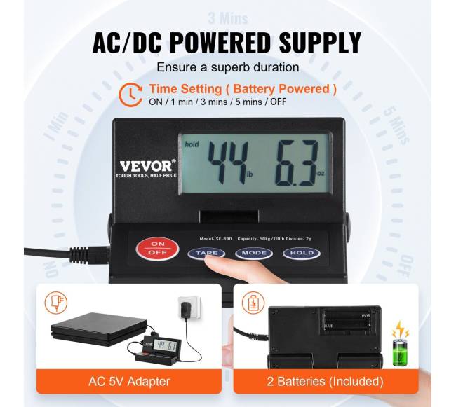 Siuntimo skaitmeninė pašto svarstyklė 50 kg4