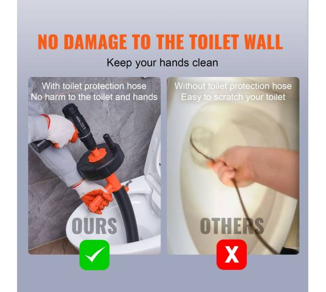 25 ft vamzdžių gyvatė su grąžto priedu5