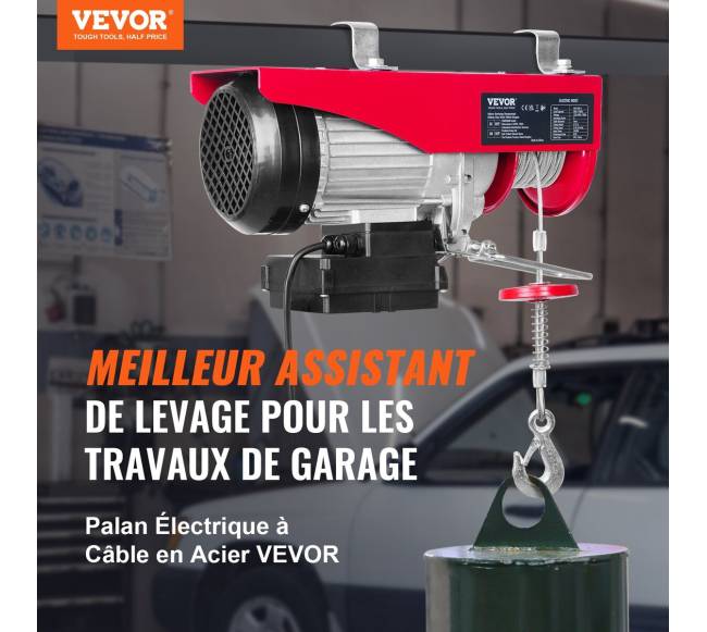 Elektrinis keltuvas 800 kg, 1450W, 12 m aukštis1