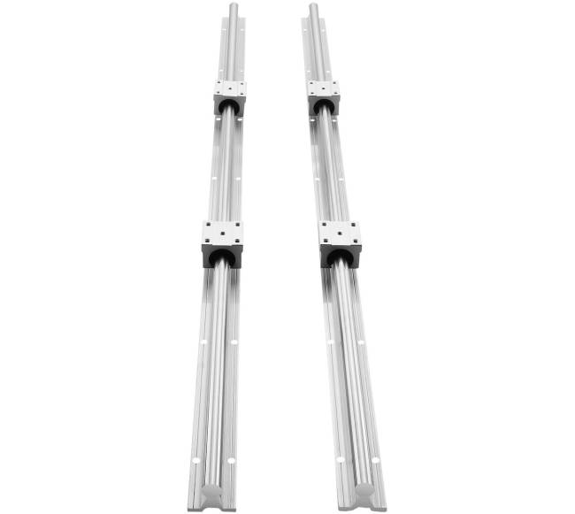 Linearus kreipiančiųjų bėgelių rinkinys, SBR20 1200 mm8