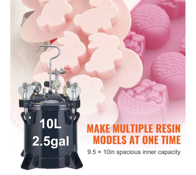 Dažų purškimo bakelis su slėgio talpa 10L2